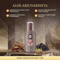 Aloe Arjunarishta Tonic - Arjun ki Chaal Extract