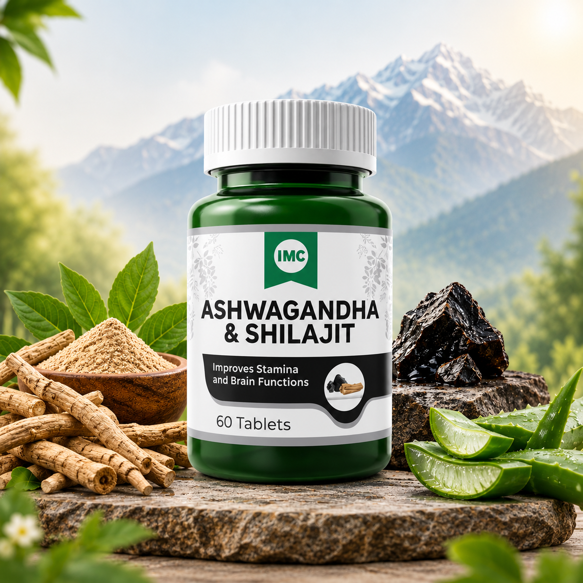 IMC Ashwagandha with Shilajit Tablets