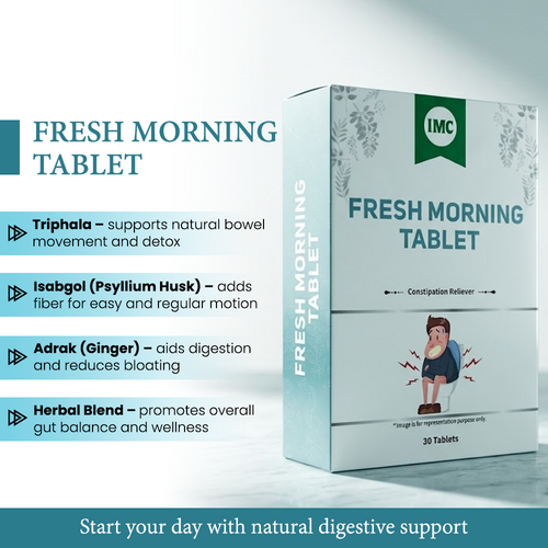 IMC Fresh Morning Tablet with Triphla & Isabgol