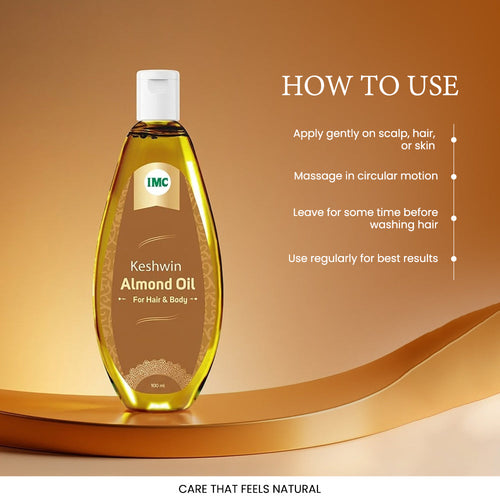 IMC Keshwin Almond Oil for Hair & Body