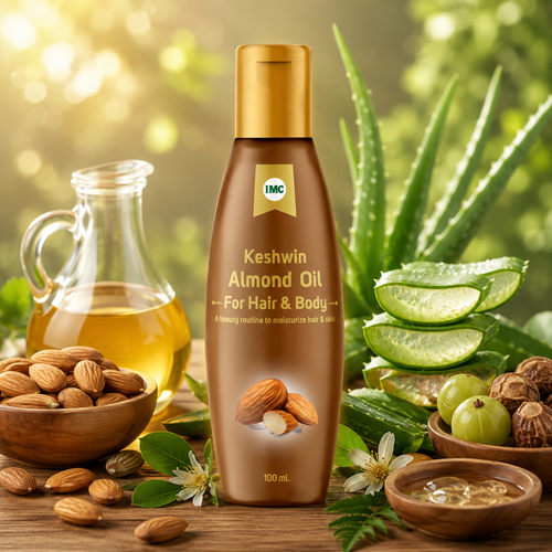 IMC Keshwin Almond Oil for Hair & Body