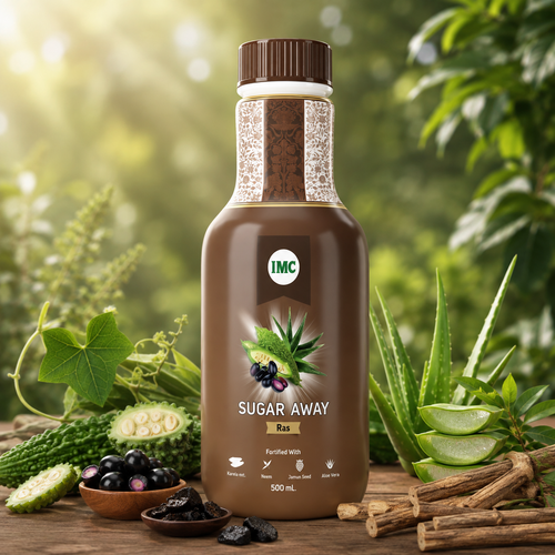 IMC Sugar Away Rass – Ayurvedic Herbal Formula