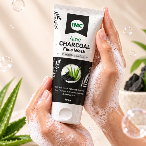 IMC Aloe Charcoal Face Wash